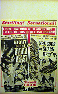 NIGHT OF THE BLOOD BEAST/She Gods of Shark Reef - Click Image to Close