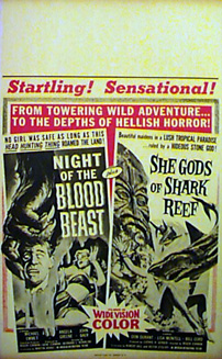 NIGHT OF THE BLOOD BEAST/She Gods of Shark Reef