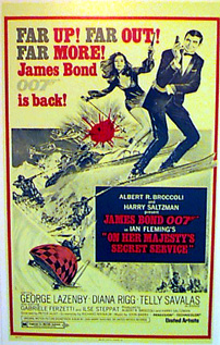 ON HER MAJESTYS SECRET SERVICE James Bond - Click Image to Close