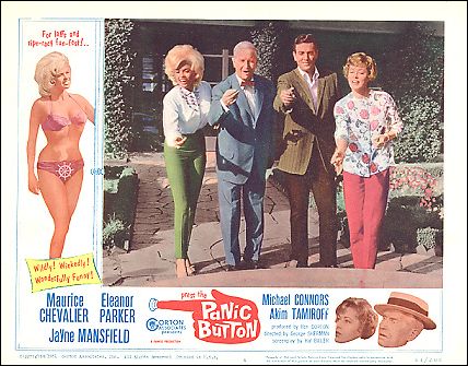 Panic Button Jane Mansfield Maurice Chevalier #4 1964 - Click Image to Close