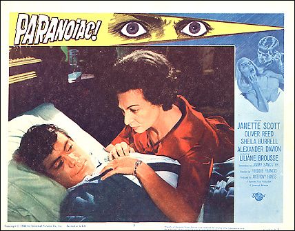 Paranoiac! Janette Scott Oliver Reed #3 1963 - Click Image to Close