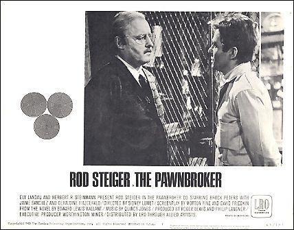 PAWNBROKER ROD STEIGER 8 card set 1965 - Click Image to Close