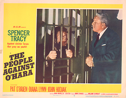 PEOPLE AGAINST 0'HARA SPENCER TRACY PAT O'BRIEN #7 1951 - Click Image to Close
