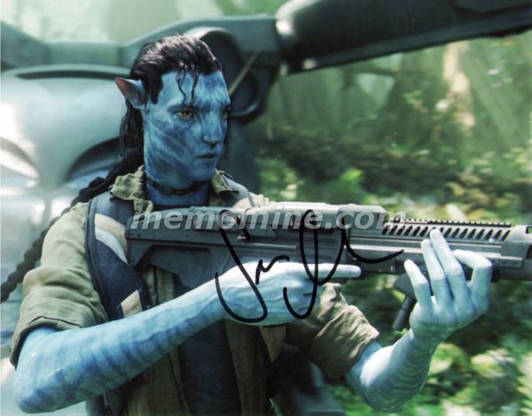 Avatar Sam Worthington as Jake Autograph Copy **In Stock** - Click Image to Close