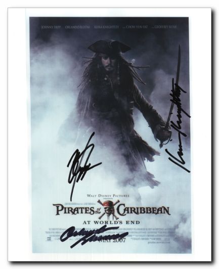 Pirates of the Caribbean At World's End Johnny Depp Orlando Bloom & Keira Knightly - Click Image to Close