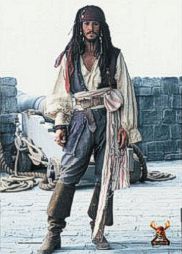 Pirates of the Caribbean 2 - Depp Standing - Click Image to Close