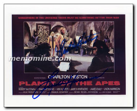 Planet of the Apes Charlton Heston Linda Harrison - Click Image to Close