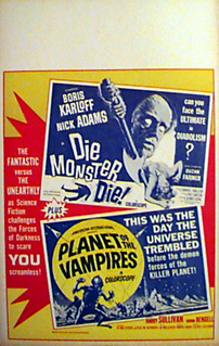 DIE MONSTER DIE/ PLANET OF THE VAMPIRES - Click Image to Close