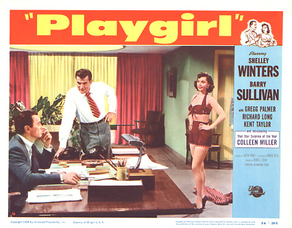PLAY GIRL SHELLY WINTERS BARRY SULLIVAN #4 1954 - Click Image to Close