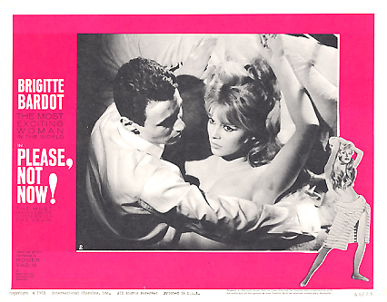 PLEASE NOT NOW! Brigitte Bardot #2 1963 - Click Image to Close