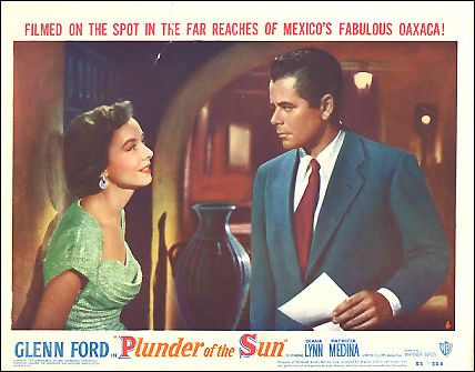 PLUNDER OF THE SUN Glen ford Diana Lynn #6 1955 - Click Image to Close