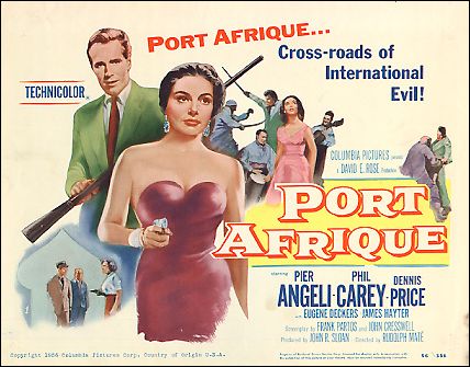 Port Afrique Pier Angeli Phil Carey 8 card set 1956 - Click Image to Close