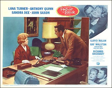 PORTRAIT IN BLACK LANA Turner Anthony Quinn Sandra Dee #3 1960 - Click Image to Close