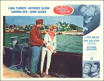 PORTRAIT IN BLACK LANA Turner Anthony Quinn Sandra Dee #4 1960 - Click Image to Close