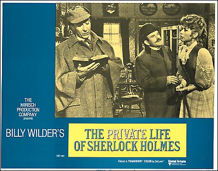 Private Life of Sherlock Holmes Billyn Wilder's 8 card set 1971 - Click Image to Close