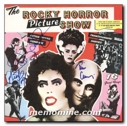 Rocky Horror Show cast signed - Click Image to Close