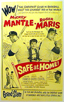 SAFE AT HOME Mickey Mantle Roger Maris - Click Image to Close