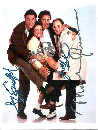 Sienfield Cast signed - Click Image to Close