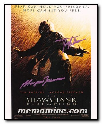 Shawshank Redemption Tim Robbins Morgan Freeman - Click Image to Close