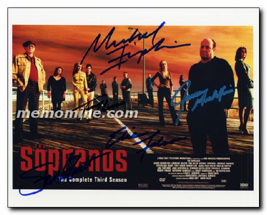 Sopranos James Gandolfini Edie Falco Michael Imperioli Steven Van Zandt - Click Image to Close