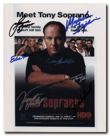 Sopranos signed by Seven - Click Image to Close