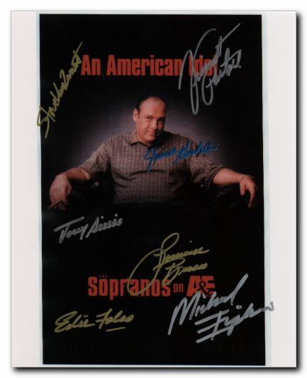 Sopranos signed by Seven - Click Image to Close