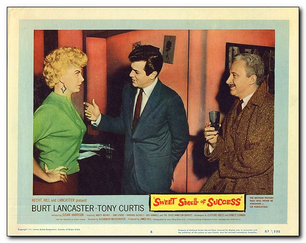 Sweet Smell of Success Tony Curtis pictured - Click Image to Close