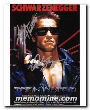 Terminator Arnold Schwarzenegger Linda Hamilton - Click Image to Close