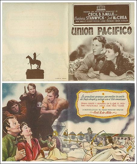 Union Pacfic Barbara Stanwyck Joel McCrea double - Click Image to Close