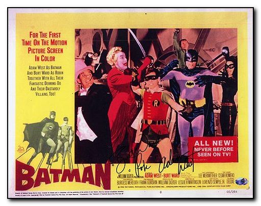 West Adam Burt Ward Batman Robin - Click Image to Close