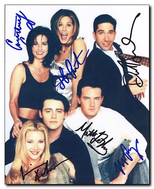Friends Cast Signature - Click Image to Close