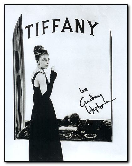Hepburn Audrey Copy of Photo with signatures - Click Image to Close