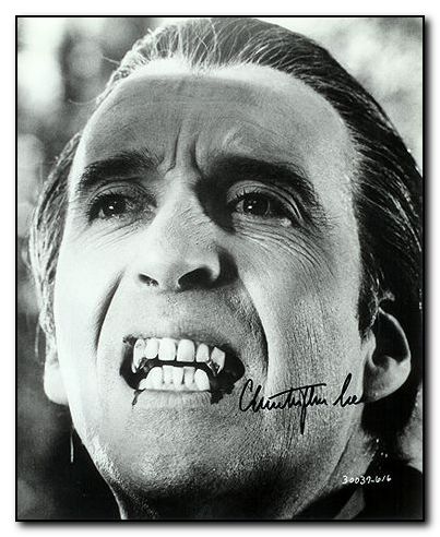 Lee Christopher Horror Actor Dracula - Click Image to Close