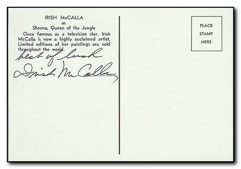 McCalla Irish Pin up Actress - Click Image to Close