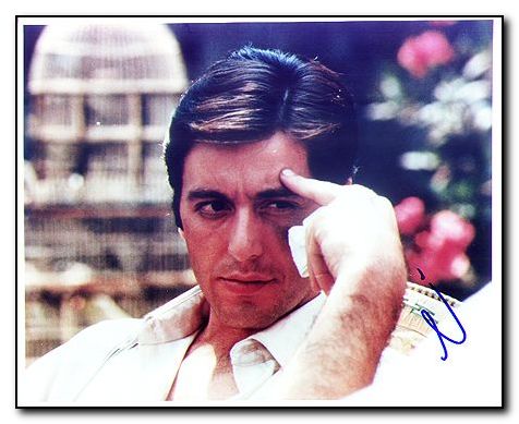 Pacino Al God Father second autograph - Click Image to Close