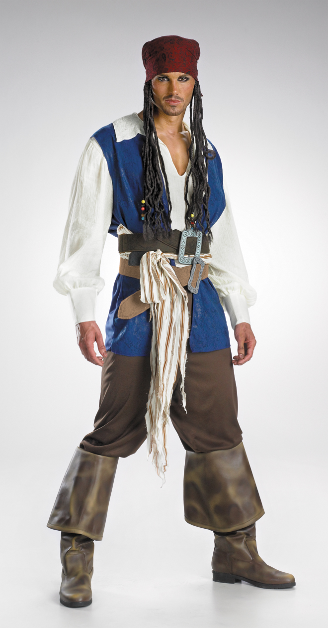 Disney Teen Jack Sparrow Quality Costume - Click Image to Close