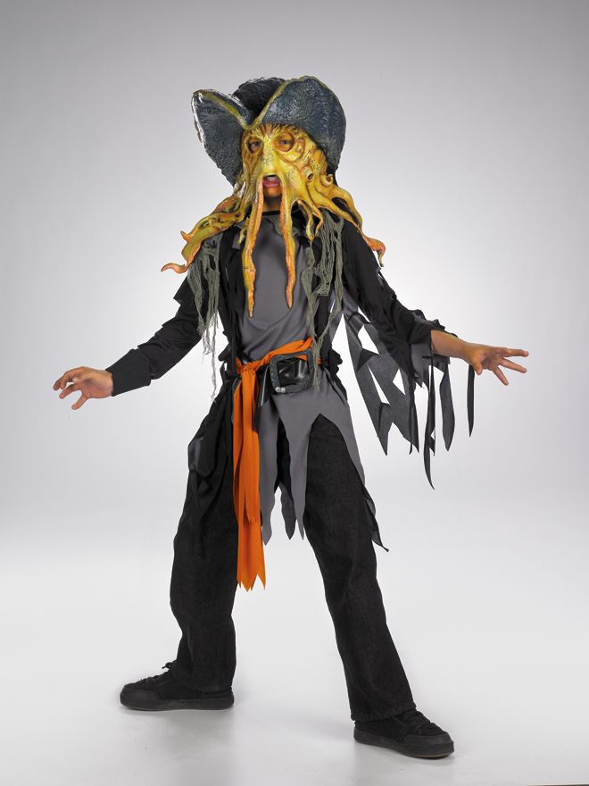 Disney Davey Jones Quality Child Costume 14-16 - Click Image to Close