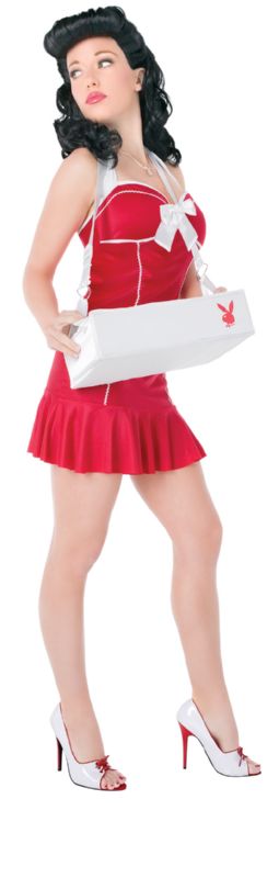 PLAYBOY Licensed Costume CIGARETTE GIRL XS, S, M - Click Image to Close