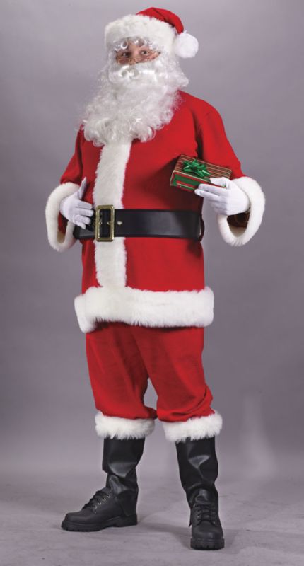 Santa Suit-Great Value XLG + Free Glasses - Click Image to Close