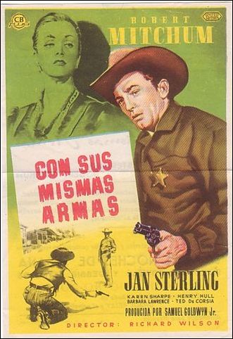 Man With A Gun Robert Mitchum Jan Sterling - Click Image to Close