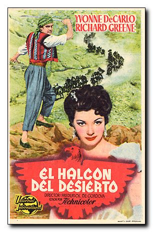 Desert Hawk Yvonne DeCarlo Richard Green - Click Image to Close