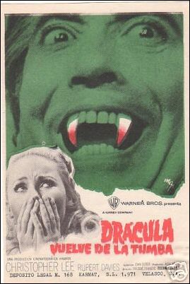 Dracula Has Risen From The Grave Christopher Lee - Click Image to Close