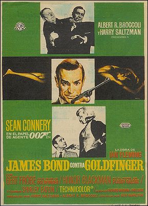 Goldfinger Sean connery James Bond - Click Image to Close