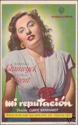 My Reputation Barbard Stanwyck George Brent - Click Image to Close