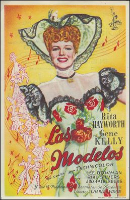Cover Girl Rita Hayworth Gene Kelly Phil Silvers - Click Image to Close