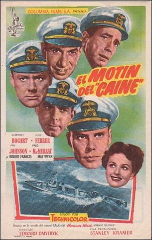 Caine Mutiny Humphrey Bogart Jose Ferrer Van Johnson Fred McMurray - Click Image to Close