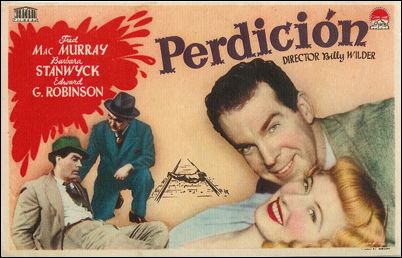 DOUBLE INDEMINITY Barbara Stanwyck Fred MacMurry Edward G. Robinson - Click Image to Close