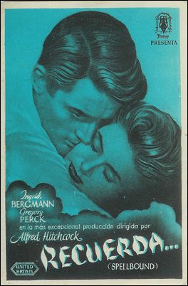 SPELLBOUND Ingrid Bergmann Gregory Peck Hitchcock  - Click Image to Close