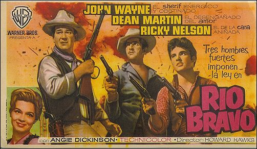 Rio Bravo John Wayne Dean Martin Ricky Nelson double - Click Image to Close