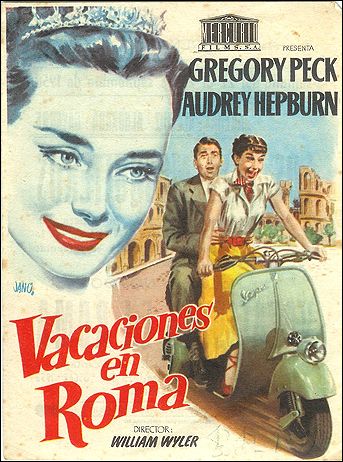 Roman Holiday Audrey Hepburn Gregory Peck - Click Image to Close